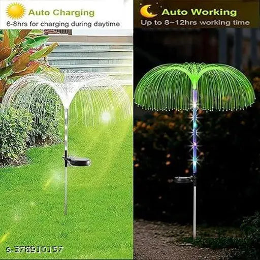 Solar Jellyfish Light Garden Solar Lamp Outdoor 7 Color Changing Waterproof Solar Light (Pack of 2)