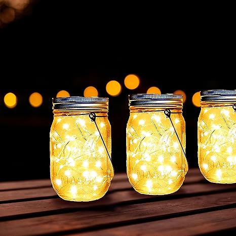 Solar Mason Jar Lights Lids