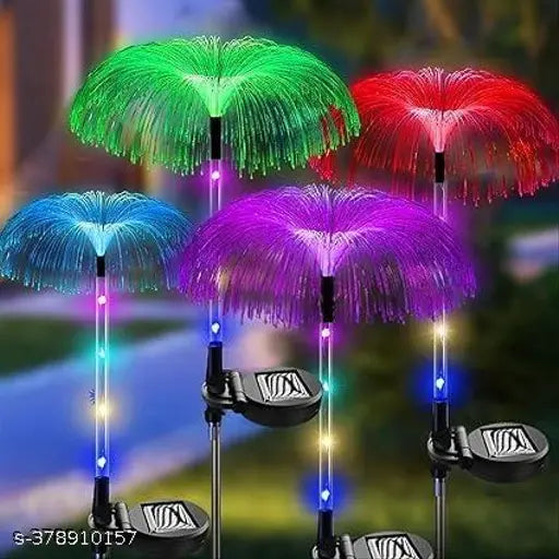 Solar Jellyfish Light Garden Solar Lamp Outdoor 7 Color Changing Waterproof Solar Light (Pack of 2)